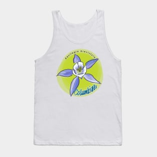 Blue Columbine Tank Top